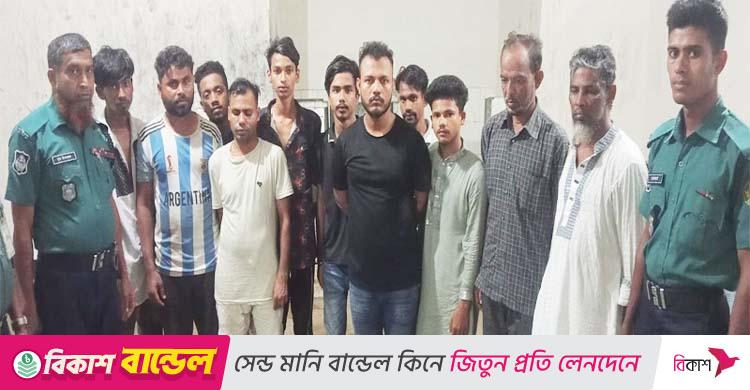 ঝটিকা মিছিলের প্রস্তুতিকালে আওয়ামী লীগের ১১ নেতাকর্মী গ্রেফতার