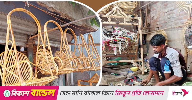 স্বাধীনতার আগেই রাজশাহীতে গড়ে ওঠে বেত শিল্প