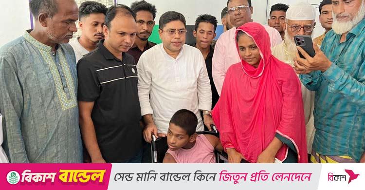 তারেক রহমানের উপহার পেল নেত্রেকোনার শিশু রিফাত