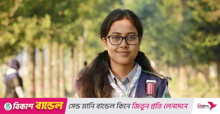 প্রেসিডেন্ট’স রোভার স্কাউট অ্যাওয়ার্ড পেলেন শেকৃবির মিলা