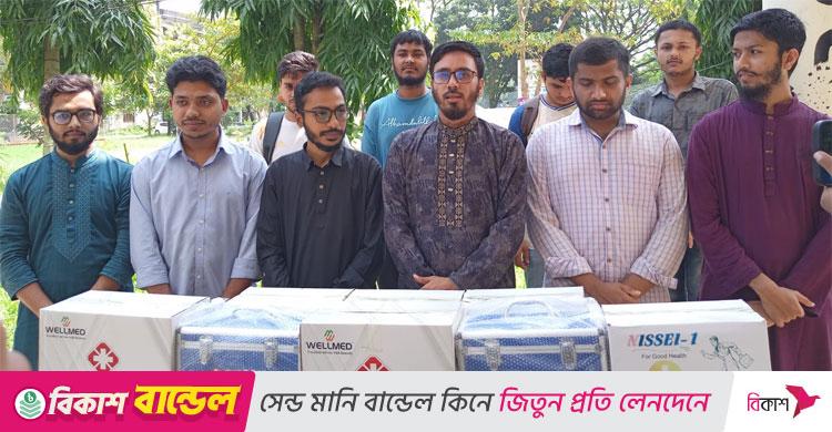 শাবিপ্রবির সব আবাসিক হলে ফার্স্ট এইড বক্স বিতরণ শিবিরের