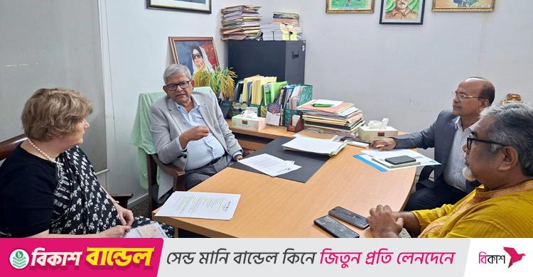 বিএনপি মহাসচিবের সঙ্গে ক্যাথেরিন সিছিলের সৌজন্য সাক্ষাৎ