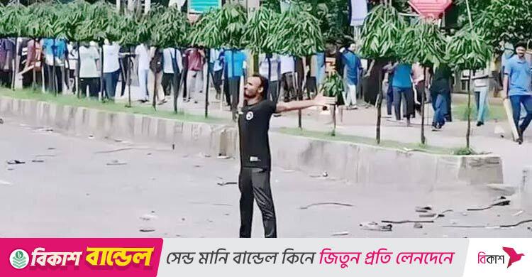 ট্রাইব্যুনালে সাক্ষী সিয়াম / আবু সাঈদকে বাঁচাতে গিয়ে বাম পাশের পুরো শরীরে গুলিবিদ্ধ হই