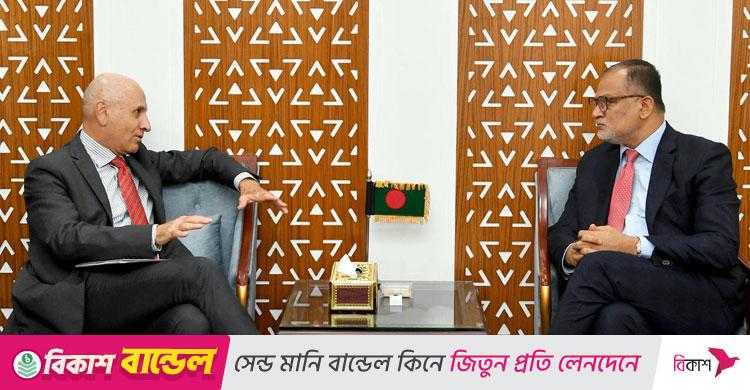 বৈঠকে রাষ্ট্রদূত / বাংলাদেশের সঙ্গে কাজ করতে চায় ইতালি