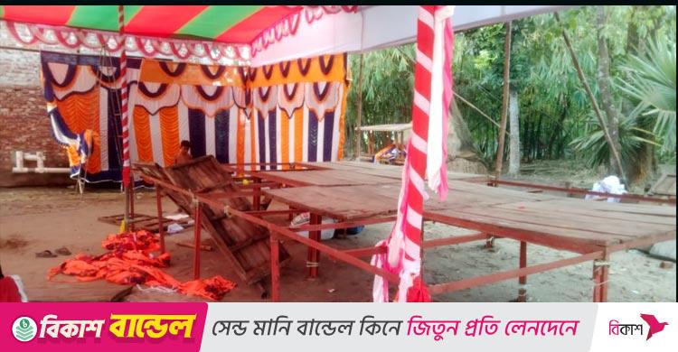 কুমিল্লায় বিএনপির দুই গ্রুপের উত্তেজনা, তোরণ-মঞ্চ ভাঙচুর