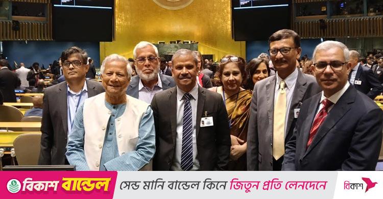 জাতিসংঘে প্রধান উপদেষ্টার সফরসঙ্গী আসলে কতজন?