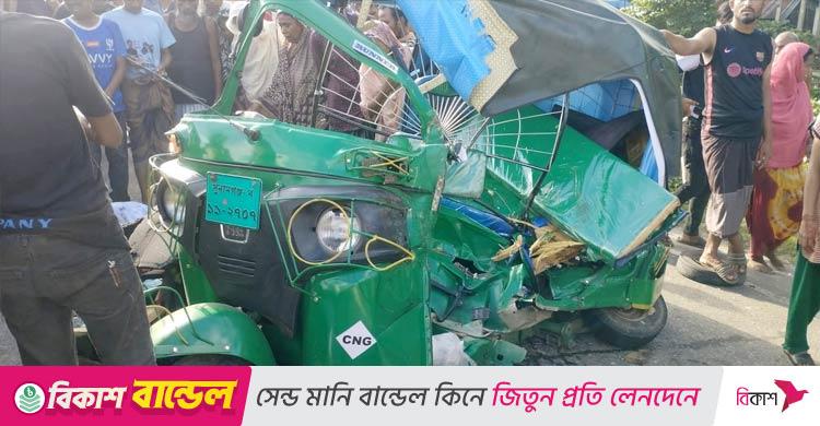 সুনামগঞ্জে পিকআপ-অটোরিকশার সংঘর্ষে নিহত ৩