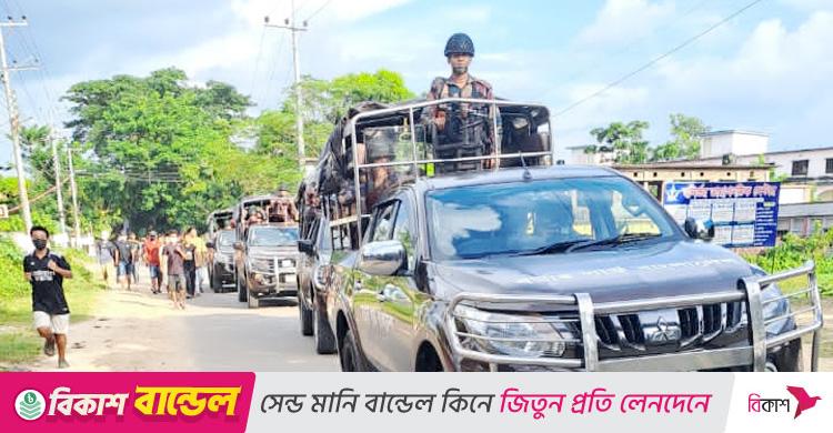খাগড়াছড়িতে ৭ প্লাটুন বিজিবি মোতায়েন