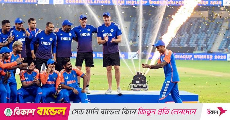 এসিসি চেয়ারম্যান পাকিস্তানের, এশিয়া কাপের ট্রফি নিল না ভারত