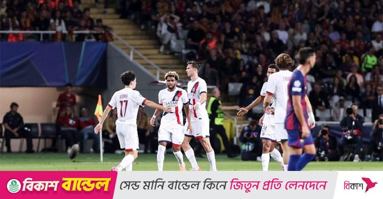 চ্যাম্পিয়ন্স লিগ / রামোসের শেষ মুহূর্তের গোলে পিএসজির বার্সেলোনা জয়