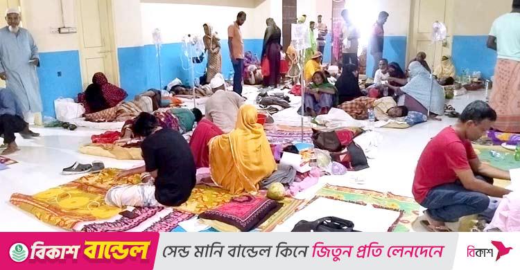 জয়পুরহাট পৌরসভায় ডায়রিয়ার প্রকোপ, দুদিনে ভর্তি ১২৫ রোগী