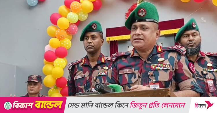 রিজিয়ন কমান্ডার / সীমান্ত দিয়ে কোনো ধরনের পুশ ইন সহ্য করা হবে না