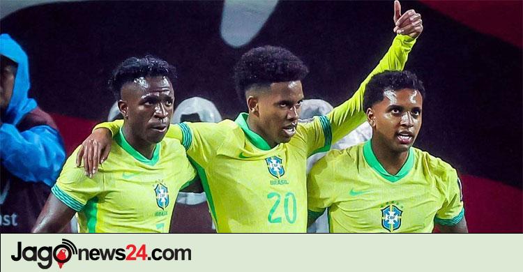 দক্ষিণ কোরিয়ার জালে ব্রাজিলের ৫ গোল