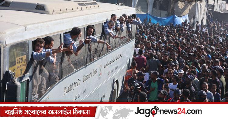 ১৯৬৮ জন ফিলিস্তিনি বন্দিকে মুক্তি দেওয়া হয়েছে: ইসরায়েল