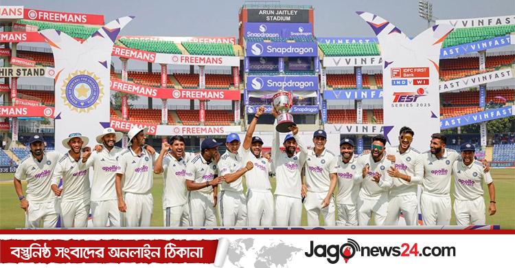 গিলের নেতৃত্বে ভারতের প্রথম টেস্ট সিরিজ জয়