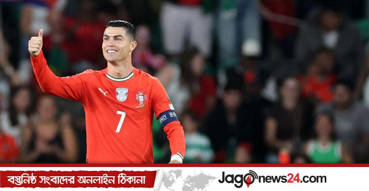 জোড়া গোলে রেকর্ড রোনালদোর, তবুও জিতলো না পর্তুগাল