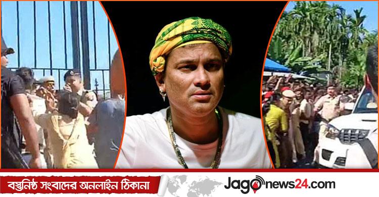 জুবিনের মৃত্যুতে অভিযুক্তদের প্রিজনভ্যানে ঘিরে উত্তেজনা জুবিনের মৃত্যুতে অভিযুক্তদের প্রিজনভ্যানে ঘিরে উত্তেজনা