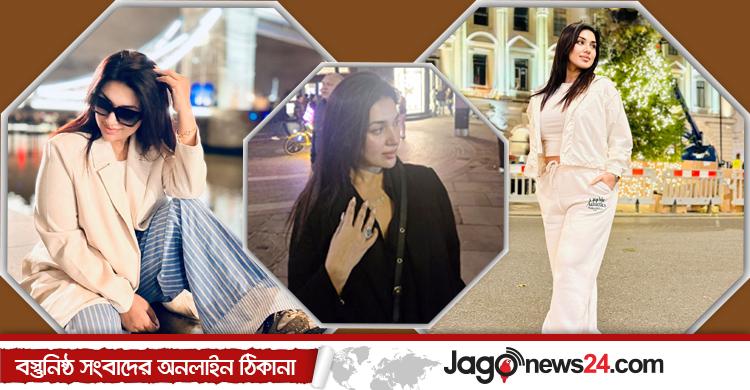 লন্ডনের ঠান্ডা হাওয়ায় অপুর উষ্ণ স্টাইল স্টেটমেন্ট