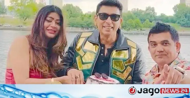 কেক কেটে ‘শিকারি’র সাফল্য উদযাপন জায়েদ খানের