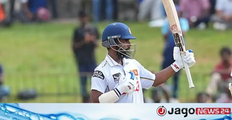 দিনুশার ব্যাটে ফলো অন এড়ানোর লড়াই শ্রীলঙ্কার